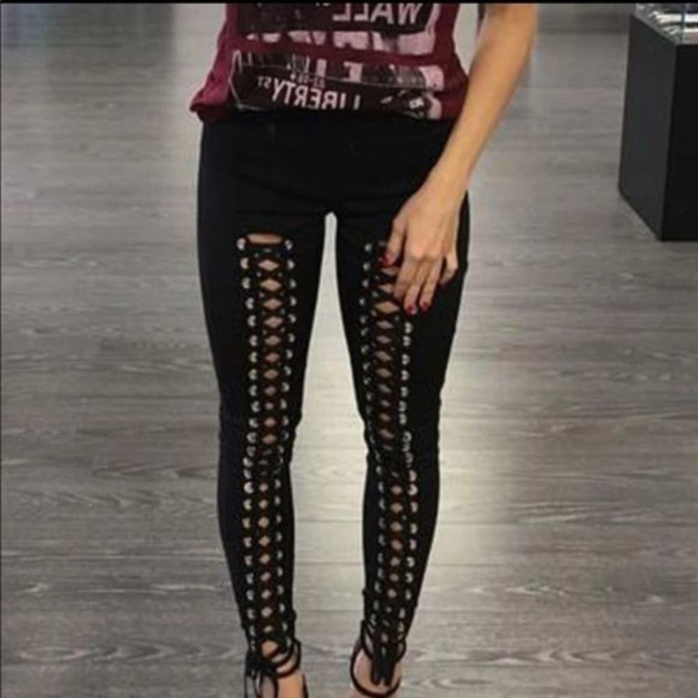 Women’s High Waist Pencil Leggings Stretchy - Picture 5 of 10